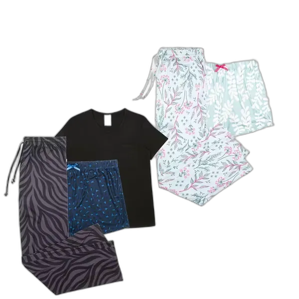 Immagine del prodotto UP2FASHION WOMEN Set pigiama da donna, 3 pezzi