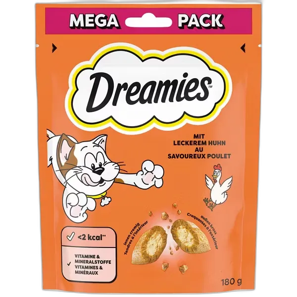Produktbild zu WHISKAS Knuspertaschen, Huhn & Käse