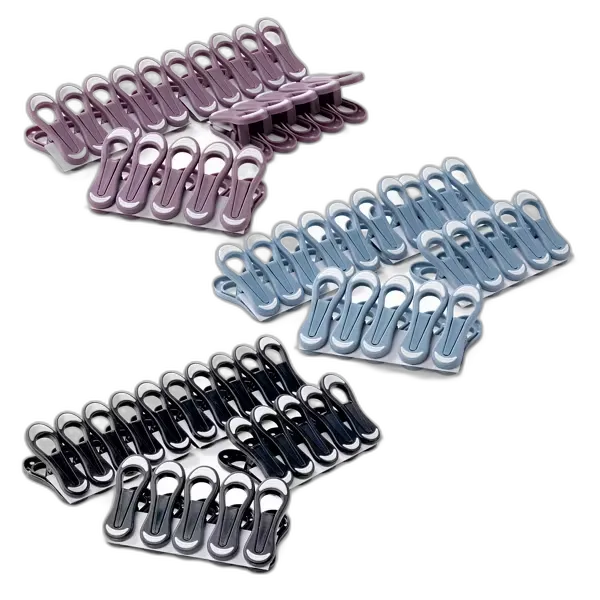 Image du produit HOME CREATION Pinces à linge, revêtement souple, 20 pièces