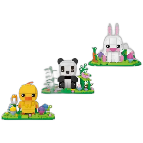 Image du produit PROFESSOR PUZZLE Blocs de construction en forme d’animaux