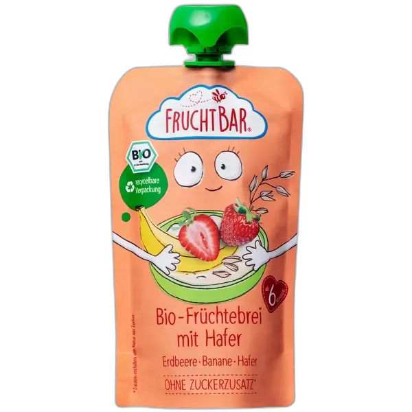 Immagine del prodotto FRUCHTBAR Purea di frutta BIO, fragola, avena