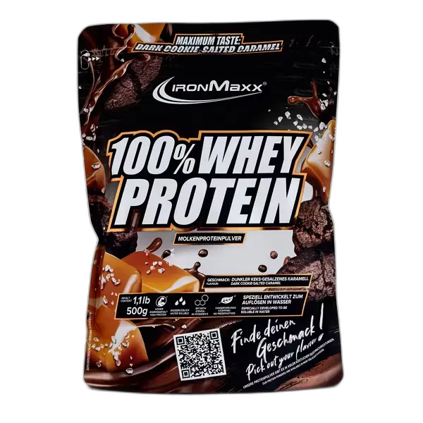 Image du produit IRONMAXX Poudre protéinée, dark cookie salted caramel