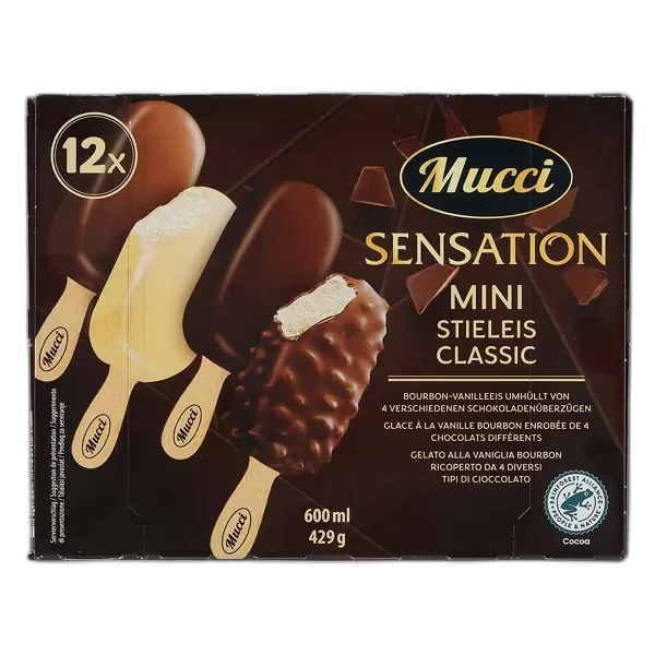 Immagine del prodotto MUCCI Gelato su stecco Mini Mix, classico