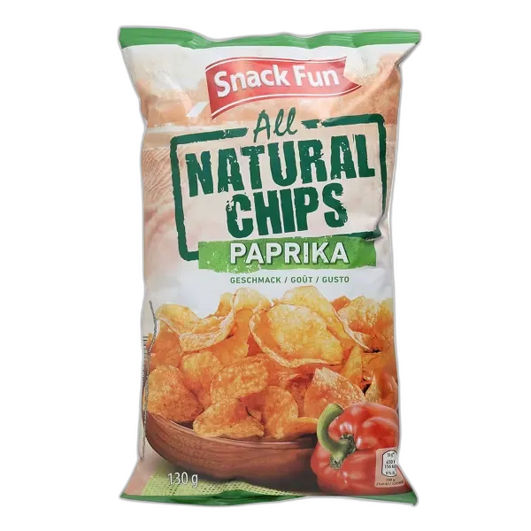 Immagine del prodotto SNACK FUN All Natural Chips, paprica