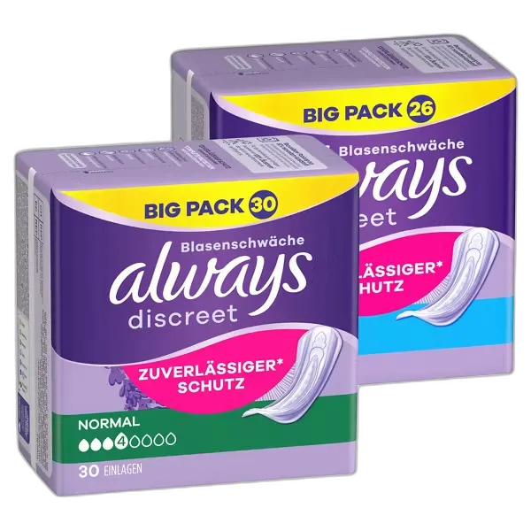 Image du produit ALWAYS Protections pour fuites urinaires Discreet