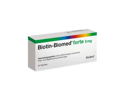 Immagine del prodotto Biotin-Biomed forte cpr 5 mg blist 30 pce