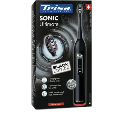 Immagine del prodotto TRISA brosse à dents électrique Sonic Ultimate Black Edition carton 1 pce