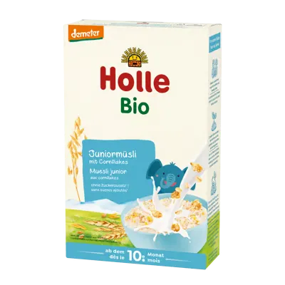 Immagine del prodotto HOLLE Bio-Muesli Juniors aux 3 céréales avec corn-flakes 250 g