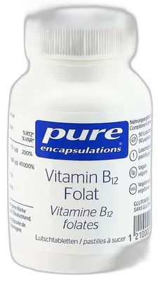 Immagine del prodotto PURE Vitamine B12 folates cpr sucer Suisse bte 90 pce