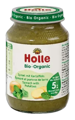Immagine del prodotto HOLLE épinard et pommes de terre bio verre 190 g