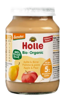 Immagine del prodotto HOLLE pomme et poire verre 190 g