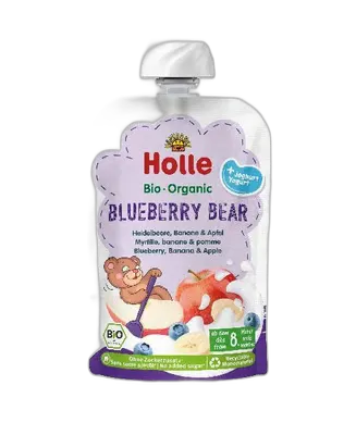 Immagine del prodotto HOLLE pouchy blueberry bear myrtilles pomme banane avec yaourt sach 100 g