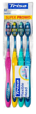 Immagine del prodotto TRISA Flexible Head brosse dents quattro medium 1 pce