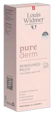 Image du produit LOUIS WIDMER Purederm lait nettoyant