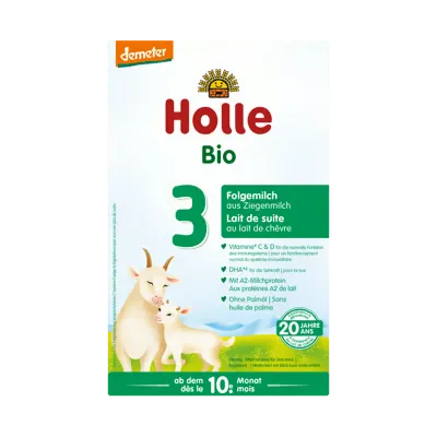 Immagine del prodotto HOLLE lait de suite 3 pdr au lait de chèvre bio carton 400 g