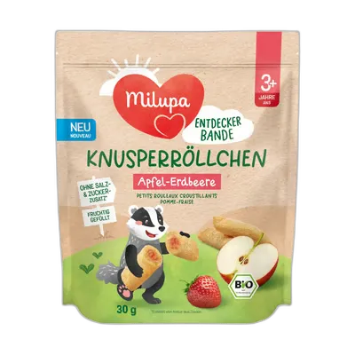 Image du produit MILUPA bio petits rouleaux croustillants