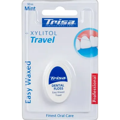 Immagine del prodotto TRISA Easy Waxed Travel 10m mint Xylitol 1 pce