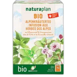 Image du produit Naturaplan Bio Infusion aux herbes des alpes & menthe citronnée 20 sachets