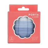 Produktbild zu Cupcakeform Silikon blau 12er-Set