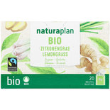 Image du produit Naturaplan Bio Fairtrade Thé vert à la citronnelle 20 sachets