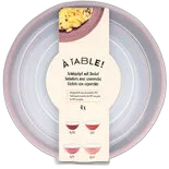 Image du produit Set de saladiers À Table! mauves 4 pièces