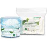 Produktbild zu Naturaline Wattestäbchen Kombi Dose assortiert