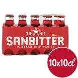 Immagine del prodotto Sanbittèr rosso Sanpellegrino senz’alcool 10 x 10 cl