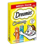 Immagine del prodotto Creamy Snack con pollo e salmone Dreamies 12 x 10 g