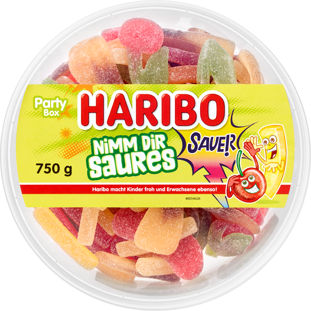 Image du produit Gommes fruitées acidulées Nimm dir Saures Haribo