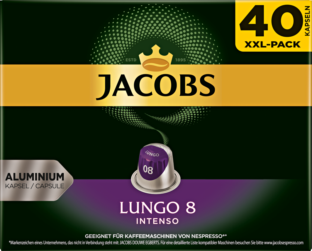 Immagine del prodotto Capsule di caffè Lungo 8 Intenso Jacobs
