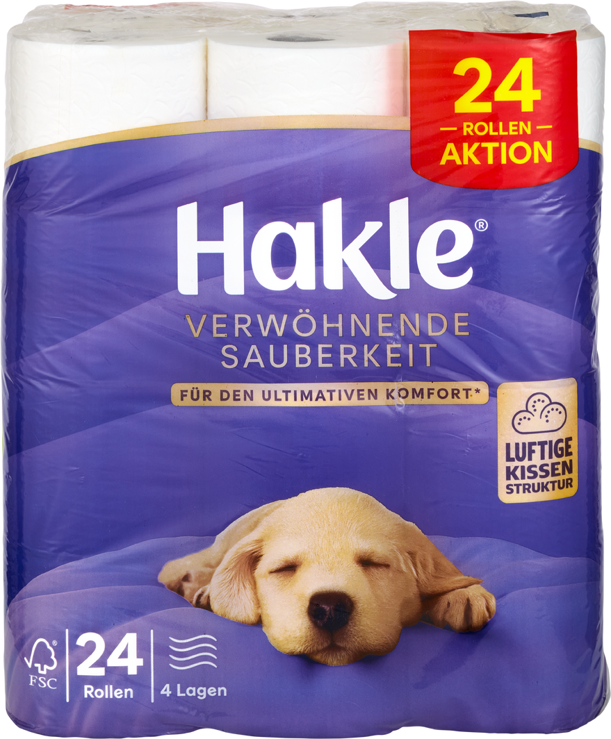 Image du produit Papier hygiénique Propreté moelleuse Hakle