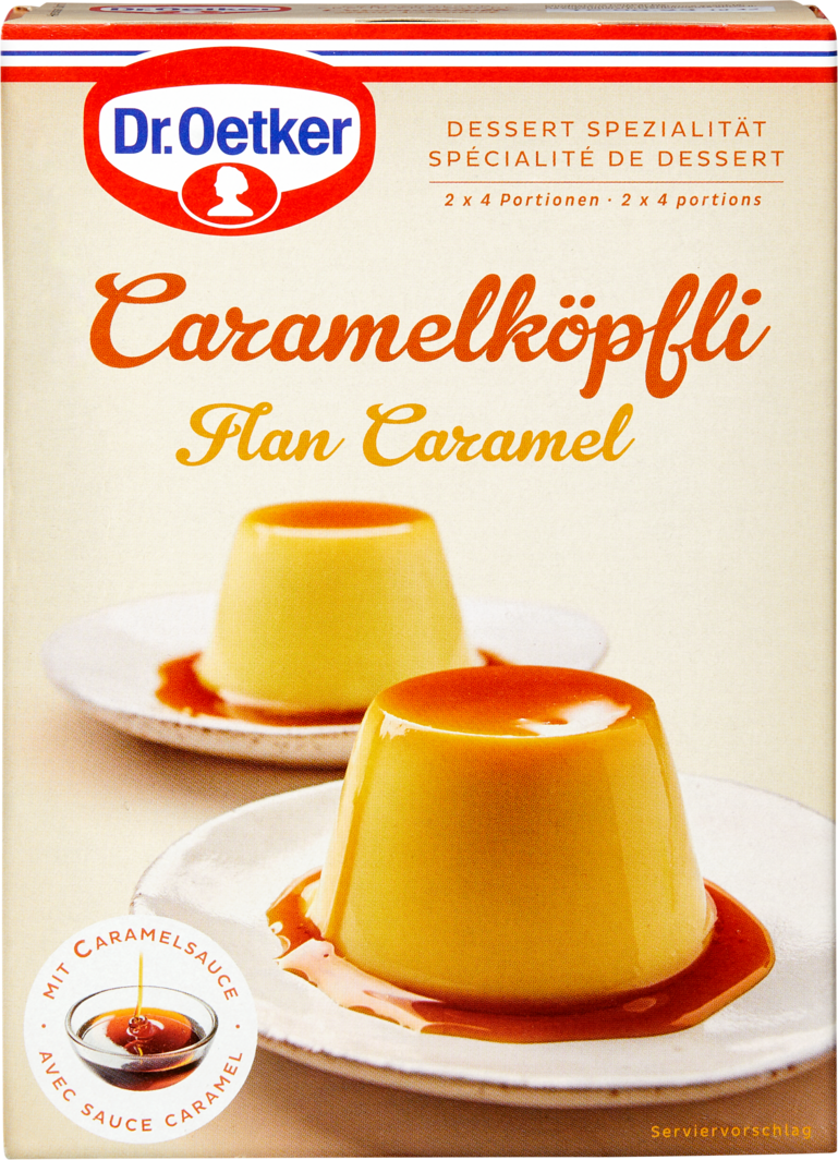 Produktbild zu Dr. Oetker Caramelköpfli