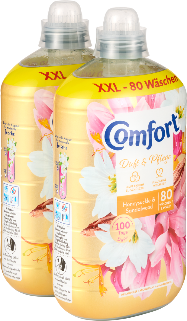 Produktbild zu Comfort Weichspüler Honeysuckle & Sandalwood