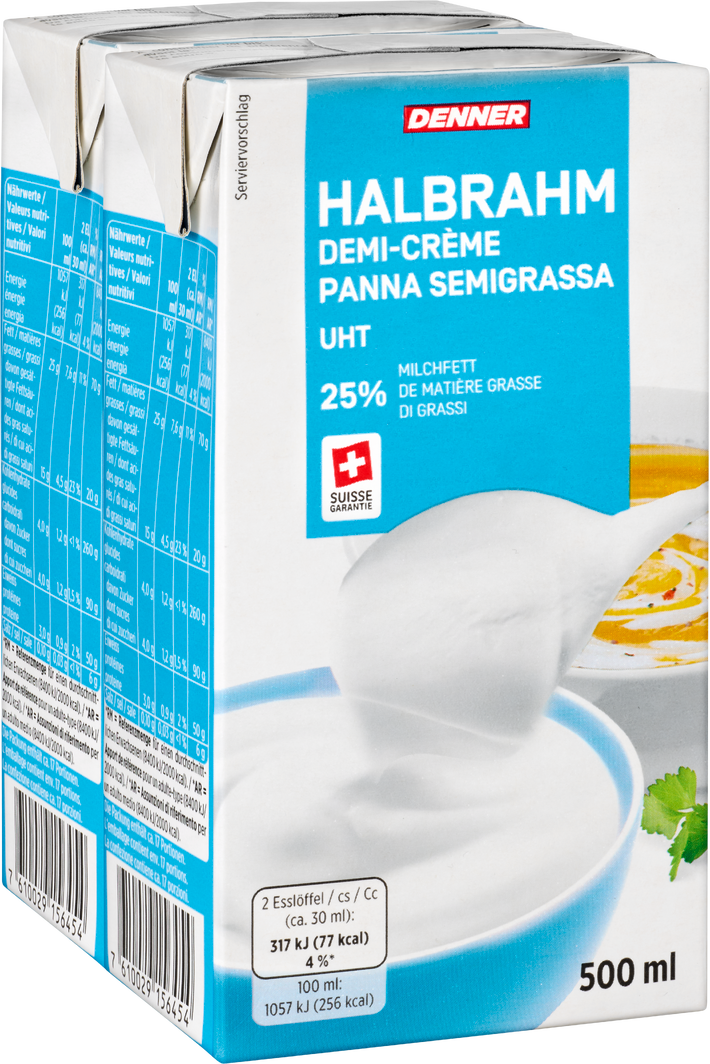 Produktbild zu Denner Halbrahm