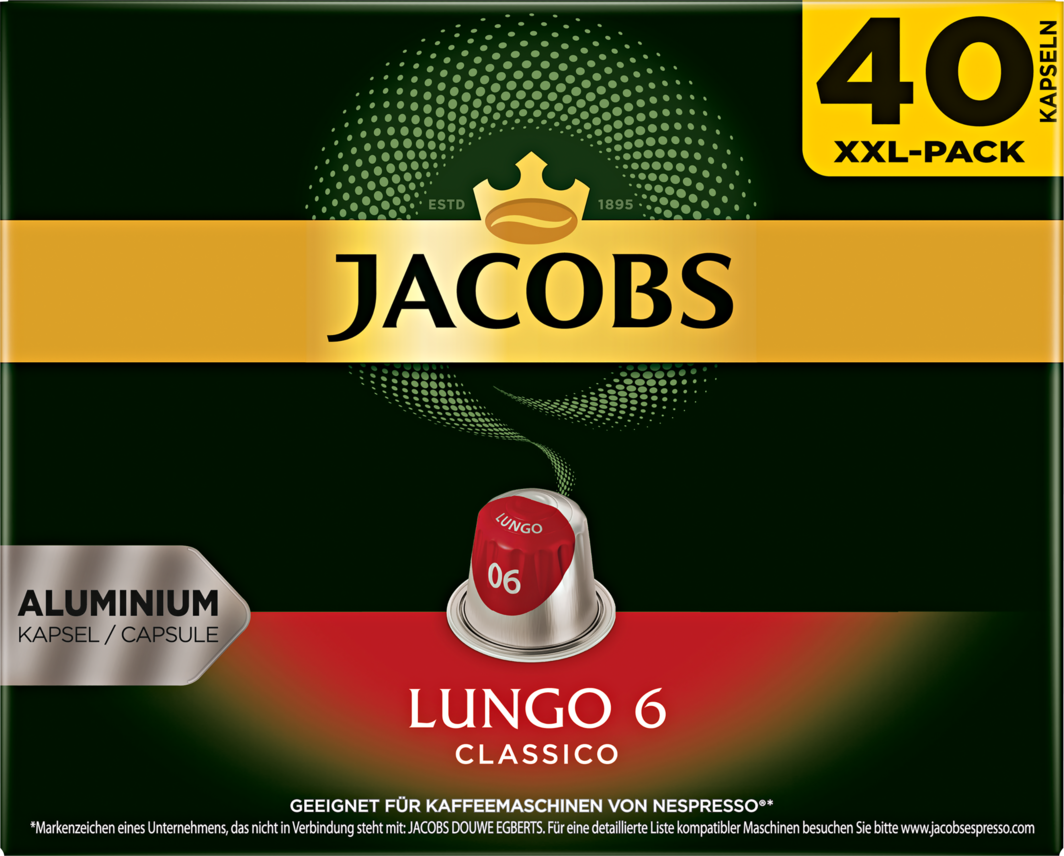 Immagine del prodotto Capsule di caffè Lungo 6 Classico Jacobs