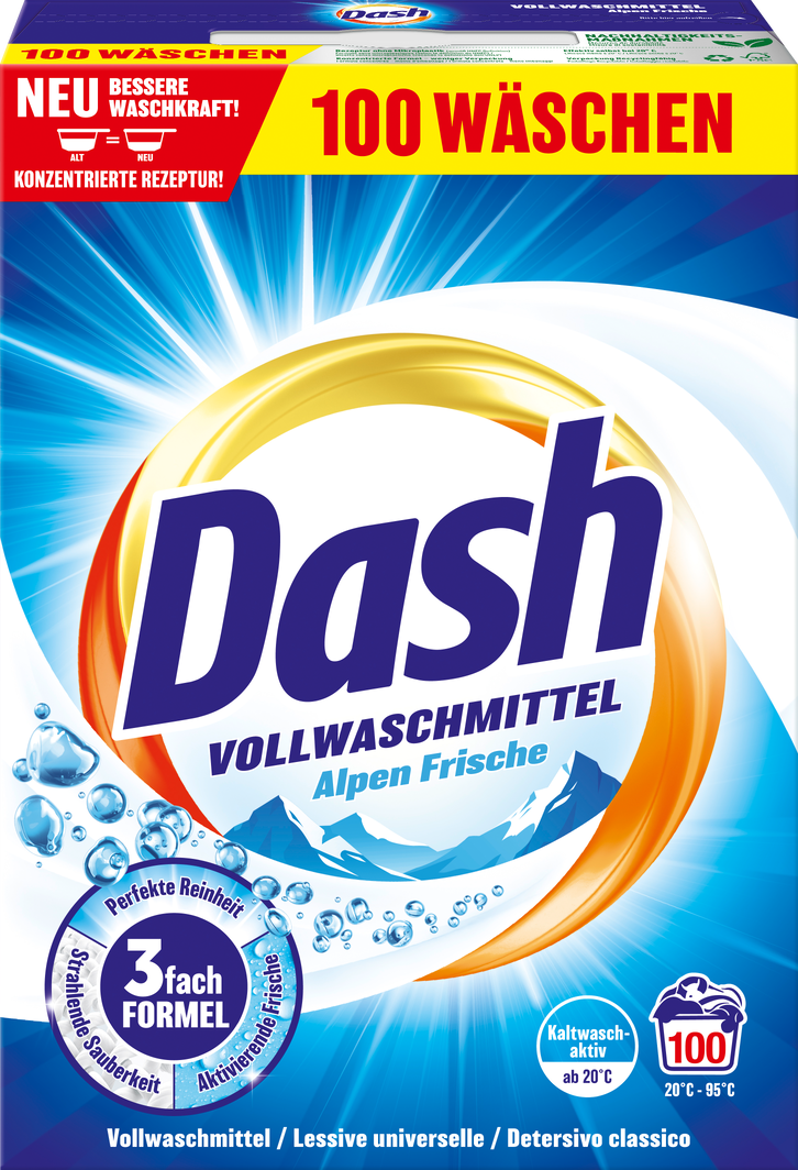 Image du produit Lessive universelle Fraîcheur alpine Dash