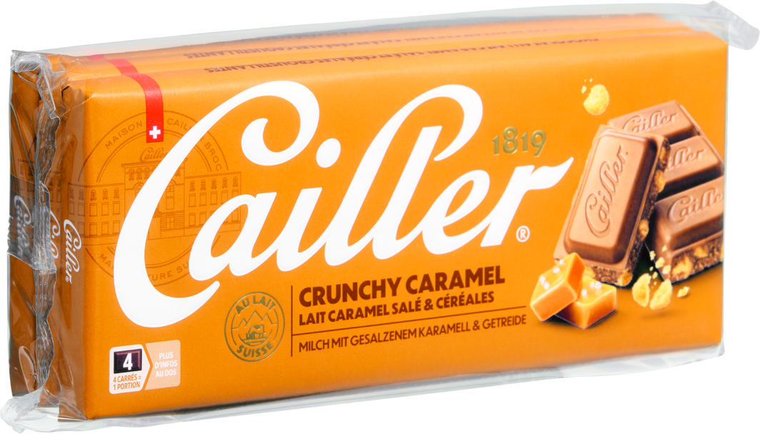 Image du produit Tablette de chocolat Crunchy Caramel Cailler