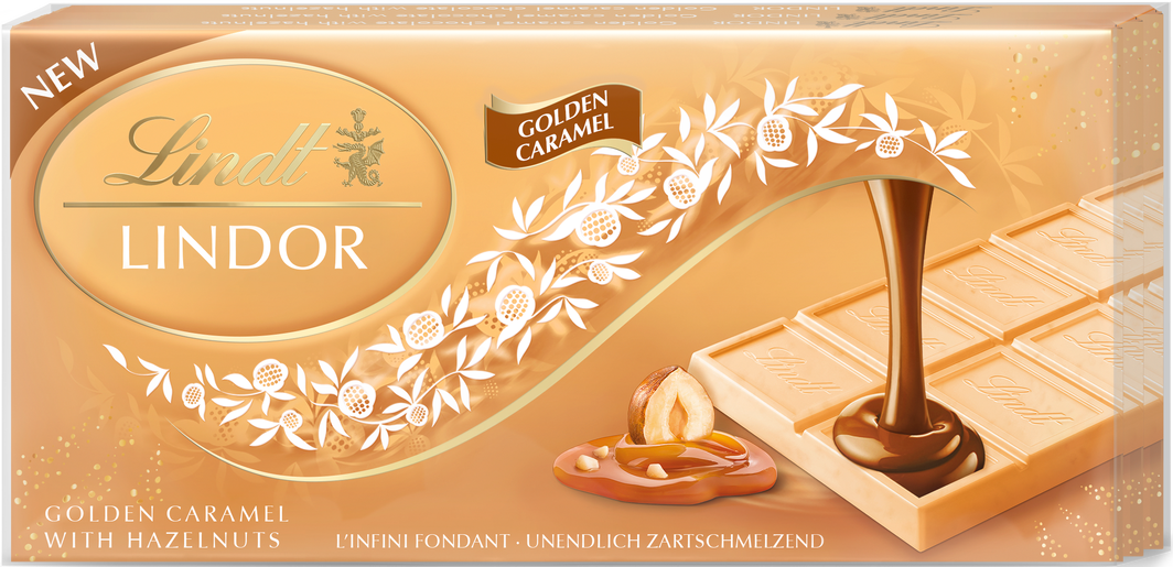 Immagine del prodotto Tavoletta di cioccolata Lindor Golden Caramel Lindt