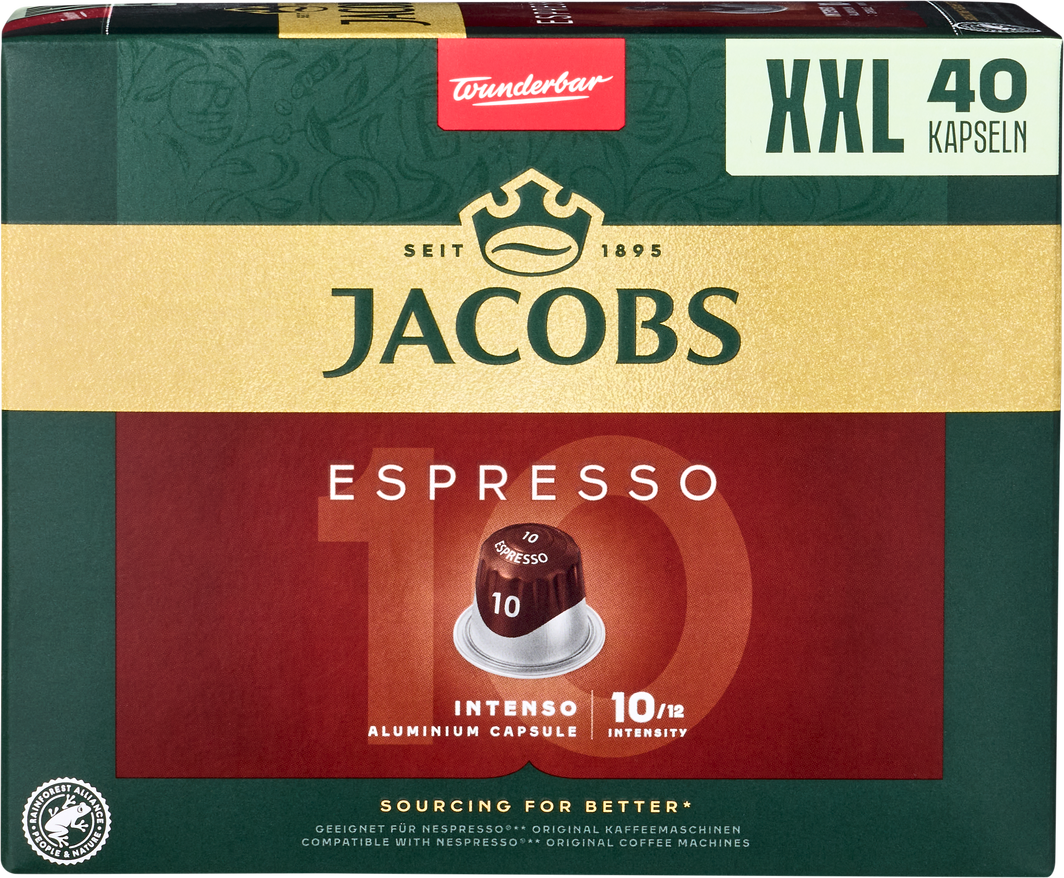 Immagine del prodotto Capsule di caffè Espresso 10 Intenso Jacobs
