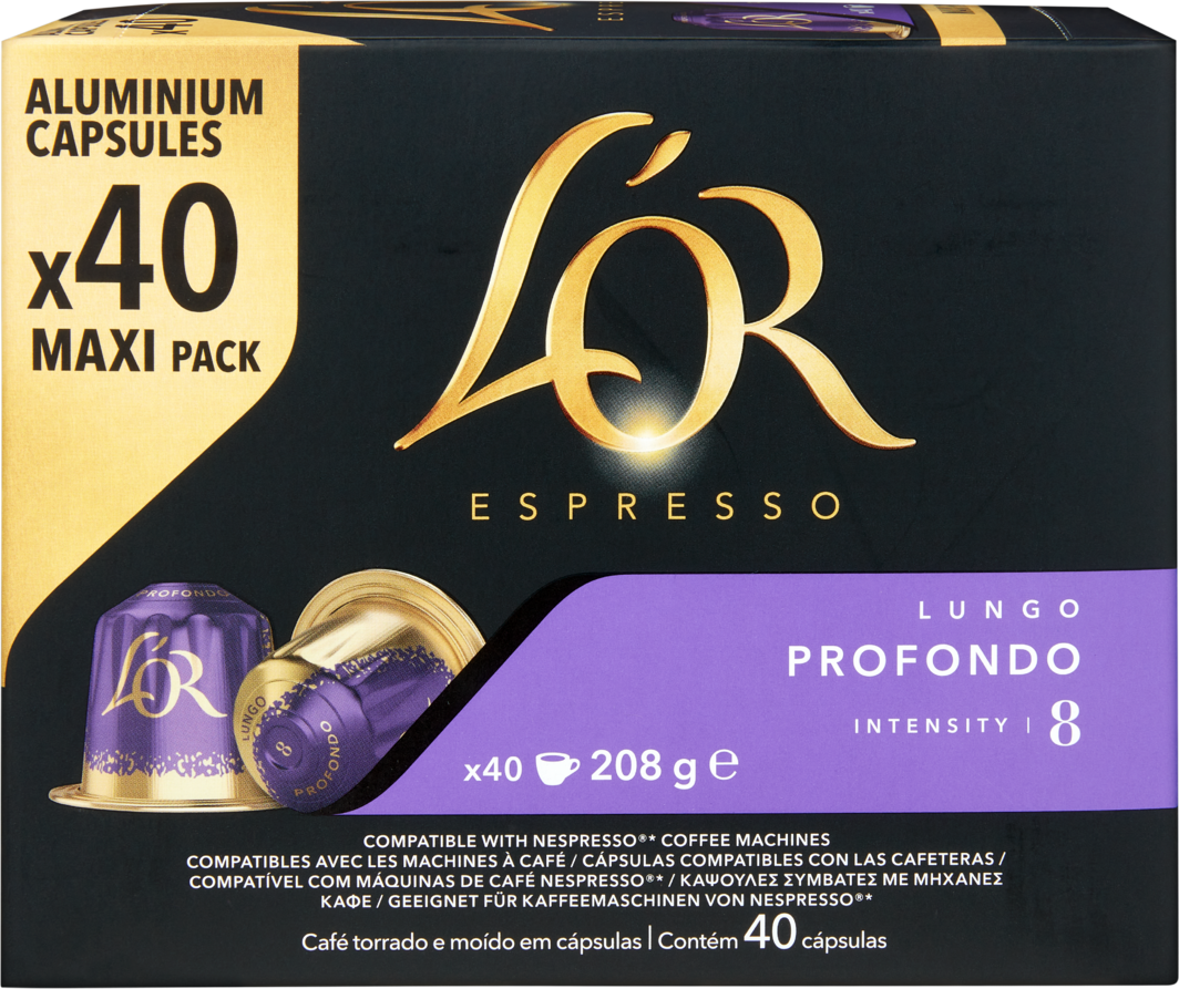 Immagine del prodotto Capsule di caffè Lungo Profondo Espresso L’OR