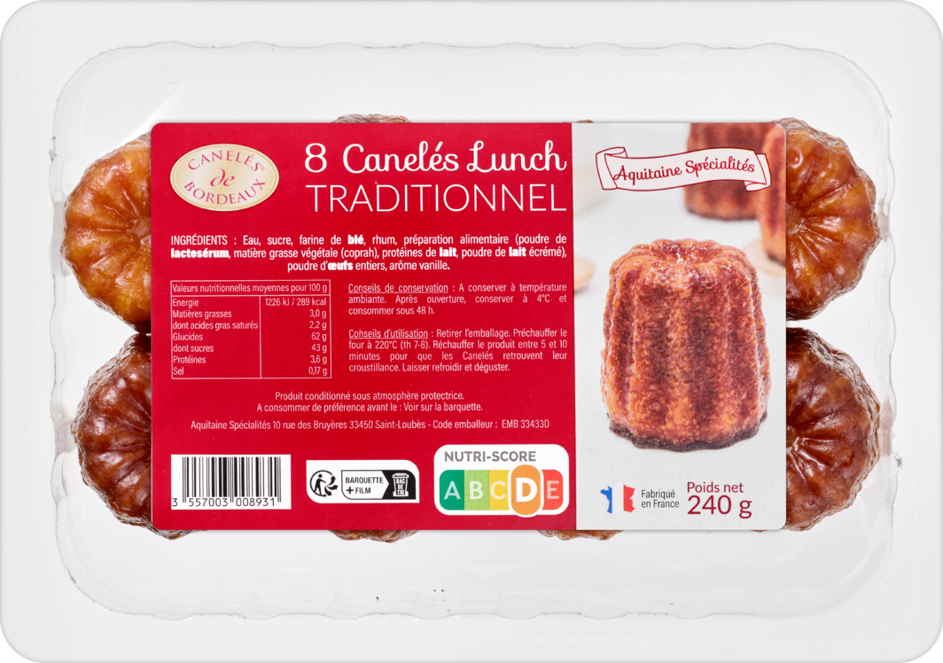 Immagine del prodotto Canelés de Bordeaux