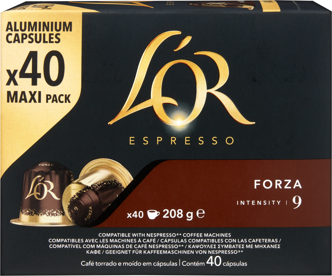 Immagine del prodotto Capsule di caffè Forza Espresso L’OR
