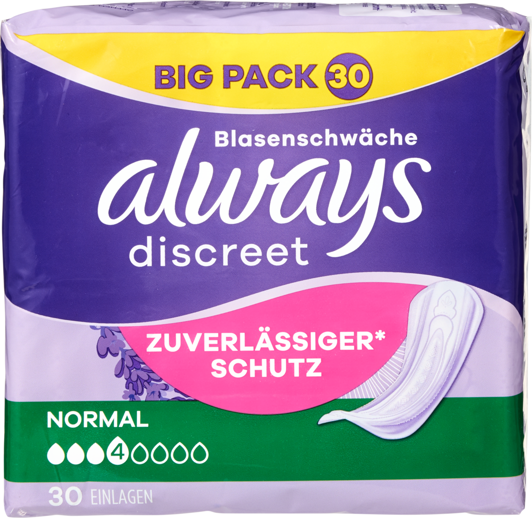 Produktbild zu Always Discreet Inkontinenzeinlagen