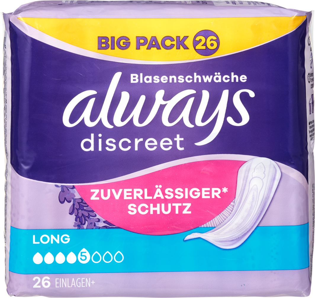 Produktbild zu Always Discreet Inkontinenzeinlagen