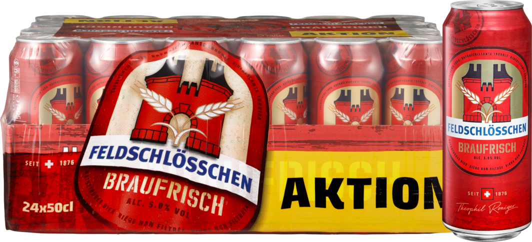 Produktbild zu Feldschlösschen Bier Braufrisch