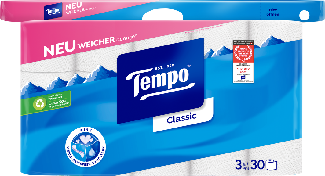 Immagine del prodotto Carta igienica Classic Tempo
