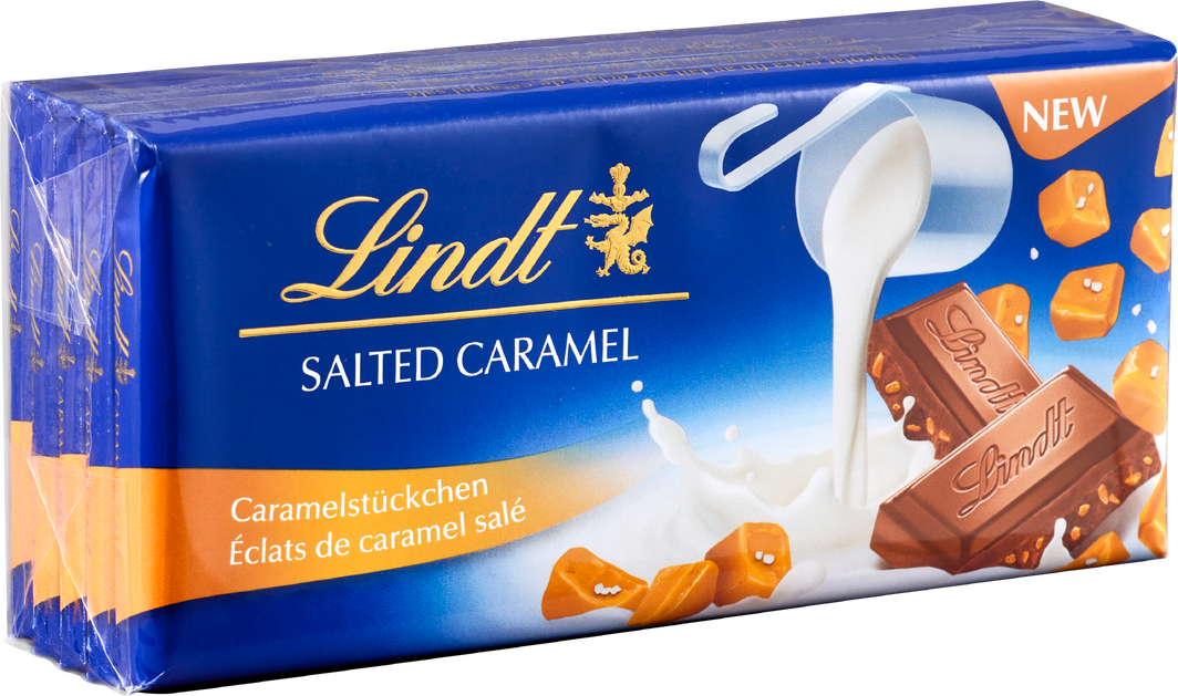 Produktbild zu Lindt Tafelschokolade Salted Caramel