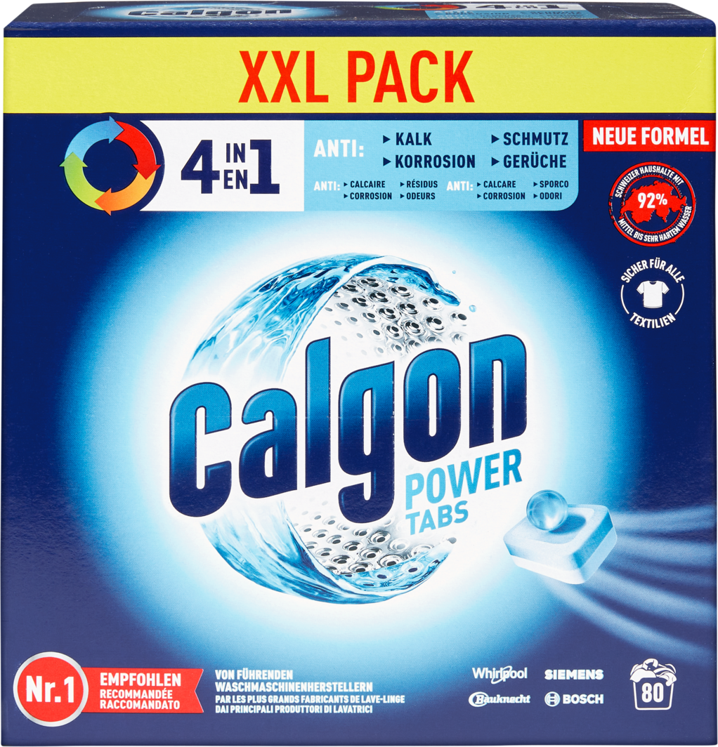 Produktbild zu Calgon Wasserenthärter 4 in 1 Power Tabs