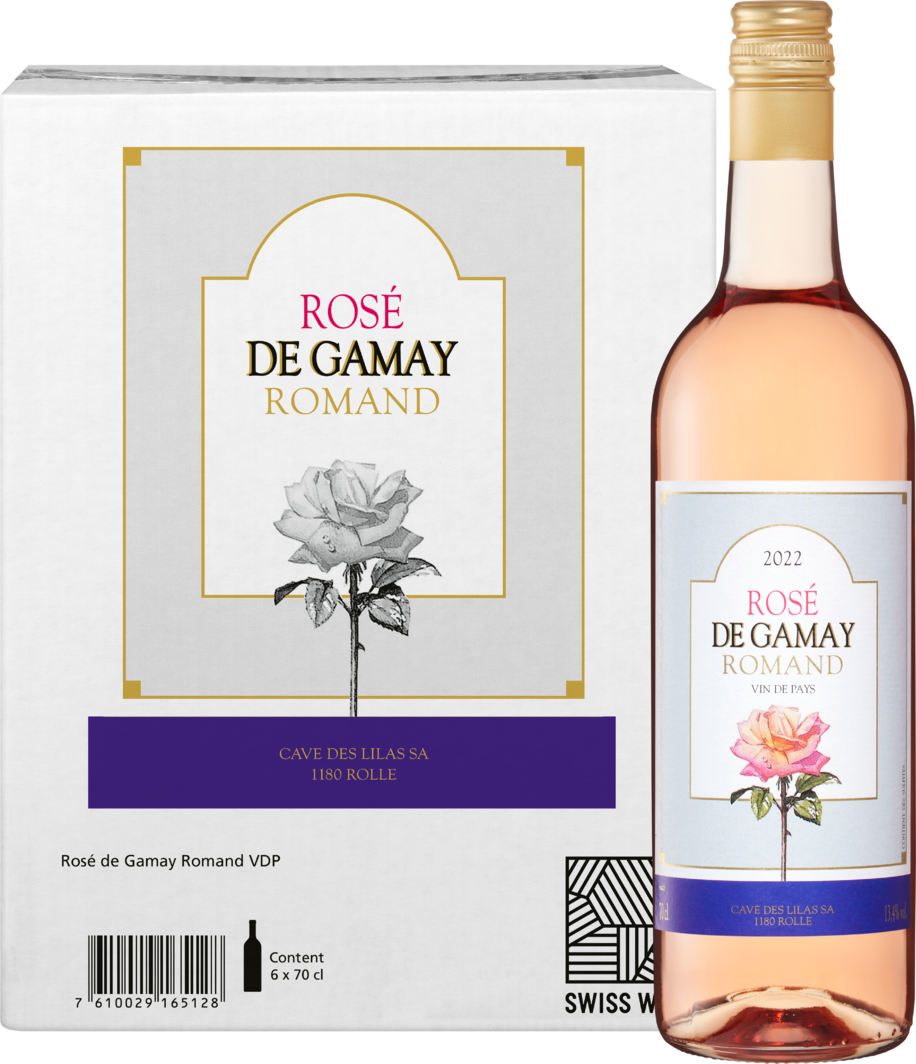 Immagine del prodotto Rosé de Gamay Romand Vin de Pays