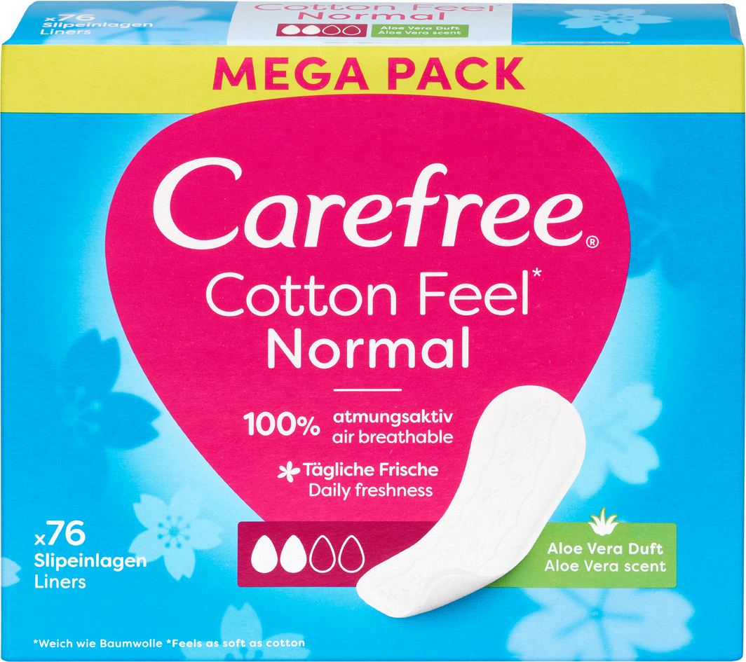 Produktbild zu Carefree Slipeinlagen Cotton Feel Normal